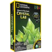 National Geographic Glow-In-The-Dark Growing Crystal Lab Kids Activity Toy 8+