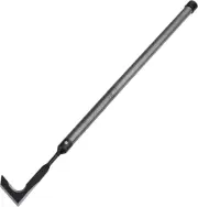 30" Long Handle Crack Weeder Tool for Grass & Weeds in Wall Gaps, Black Metal