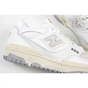 胖達）NEW BALANCE NB 550 麂皮 拼接 中性款 BB550PWG 白色 BB550PWD 米色 女