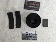 Guido Line Velox Cork Handlebar Tape, Black, 1 Roll, Black