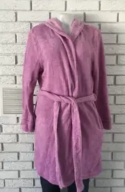 Emme Jordan NEW Women's Size L Belted Fleece Robes NWT