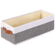 1-Pack Foldable Open Storage Bins Basket Fabric Storage Containers with Handles