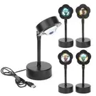 Sunset Projection Lamp 180 Degree Rotation USB Cable LED Atmosphere Light Fo EOM