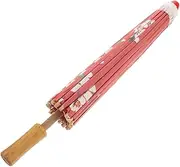 [Healeved] Chinese Handmade Oiled Paper Umbrella Classical Dance Umbrella for Weddings Parties Restaurants Decorative Parasol for Hospitality Enhancement