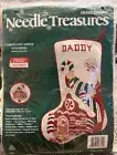 Christmas RARE Needle Treasures Needlepoint Stocking Kit Candy Land 06841 Sealed