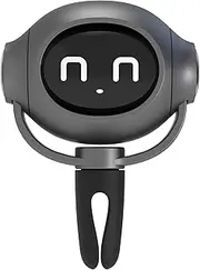 Astronaut Car Air Freshener Cute Car Diffuser Air Vent Freshener Aromatherapy Decorations Car Accessories, Changeable 4 Emoticons, Luminous at Night, 3 types of Fragrance Tablets (Black)