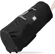 Rolling Tree Storage Bag - Storage for 9-Foot Artificial Christmas Holiday Tree. Zippered Bag, Carry Handles and Wheels for Easy Transport. Protects Against Dust, Insects, and Moisture. (BLACK)