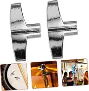 Kisangel 2pcs Drum Key Tool Drum Tuning Wrench for Drummers Easy Installation Compact Design for Percussionists and Outdoor Use