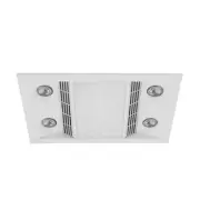 EGLO INFERNO 3-IN-1 BATHROOM EXHAUST FAN, LED LIGHT & HEATER | NEW |