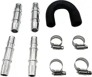 Forlevlaep New 626-001 Upgrade Aluminum Engine Heater Core Bypass Kit with 5/8" 3/4" Hose Compatible with Most Common Heater Hoses