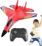Remote Plane - Glider Ready to Fly Aircraft - Easy to Fly RC Glider, Battery Operated Rechargeable Outdoor RC Airplane for Kids and Beginners