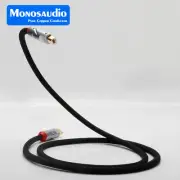 Monosaudio Audio Sterling Silver USB Cable HI-End USB Wire Type A/B/C DAC Cord