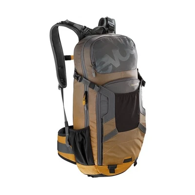 EVOC Fr Enduro 16 Unisex Backpack (Pack of 1) Small Carbon Grey / Clay Yellow