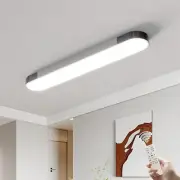 Qcyuui Dimmable LED Ceiling Light Modern Acrylic Linear LED Ceiling Lamp 39.4...