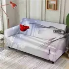 Style Red Cloud Stretch Sofa Cover Lounge Couch Slipcover Recliner Protector