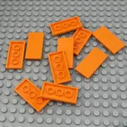 LEGO Tile - Orange - 2 x 4 - QTY x10