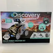 Discovery Mindblown Solar Robot Creation Kit 190 Pieces With Motor STEM Project