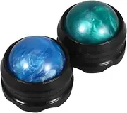 Handheld Massage Roller Set 2pcs Resin Balls for Neck Back Leg Athlete Home Self-massage