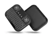 Mini Bluetooth Keyboard, Dual Modes(2.4GHz/Bluetooth) Wireless Keyboard Contr...