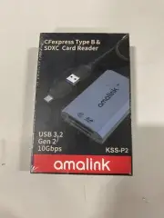 CFexpress Type B/SD USB 3.2 Gen 2 Card Reader - Dual Slot Adapter with USB-C