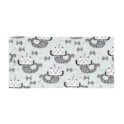 Whimsical Unicorn Beach Towel, Fun Poolside Accessory