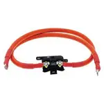 Hulk 4X4 95mm 1.4M Inverter Lead (Pos) Inc Mega Fuseholder 8mm Eye - BLV42