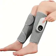Leg Massager for Circulation and Pain Relief, Calf Air Compression with Heat/3 Intensities, 3 Modes, Easy to use, Muscle Relaxation, Gifts (GREY-2pcs/set)