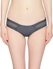 Rip Curl Women's Dark Grey Illusion Hipster Bikini Bottom size Small 177422