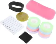 Healeved Lash Extension Kit Lash Tape Adhesive Silicone Pad Jade Ideal for Makeup Artists Diy