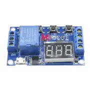 Digital LED Trigger Delay Cycle Timer Control Switch Relay Module Micro USB 5V