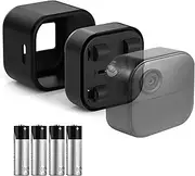 Runpower Battery Extension Pack for Blink Outdoor 4, 2X Extended Runtime for Outdoor 4 Smart Security Camera, Included 4 pcs Ni-MH Batteries & Waterproof Silicone Cover.