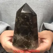 1.49LB Natural Smokey Citrine Quartz Obelisk Quartz Crystal Point Wand XA3031