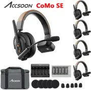 Accsoon CoMo SE 2.4GHz 400m Wireless Intercom Headset System Full Duplex 5 Perso