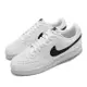 Nike 休閒鞋 Court Vision LO 男女鞋 經典款 復古 皮革 環保理念 情侶穿搭 白 黑 DH2987-101 [ACS 跨運動]