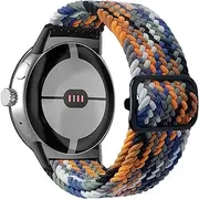 [Abanen] Elastic Nylon Sport Band for Google Pixel Watch, Braided Stretchy Soft Quick Dry Loop Adjustable Wristband Strap Compatible with Google Pixel Watch