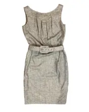 NWT ESCADA Kleid SLOVENIAMADE NEW WOOL/SILK Blend Belted Dress Size 36