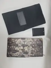 alexander wang leather embossed prisma wallet snake #53