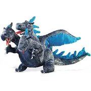 Three-Headed Blue Dragon Hand Puppet