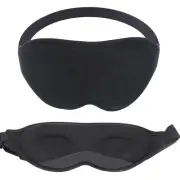 Sleep Mask Eye Mask Black 3D Sleep Mask Soft Light Strong Darkening