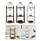Ice Cold Brew Dripper Cold Brew Drip Tower Coffee Maker 4~6 Cup for Office
