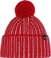 [Eisbär] Ronda Pompom Hat Ardea-Fjord, red/Grey, One Size