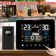 Wireless Weather Station LCD Digital Weather Station Clock Calendar Thermometer