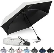 [ZOMAKE] Travel Umbrella Windproof - UV Protection Compact Umbrella Automatic Open Close Foldable Umbrellas for Man Women Teenage