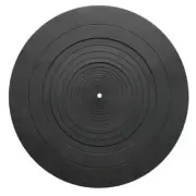 Turntable Platter Mat Rubber 12 inch Silicone Turntable LP Slipmat Universal ...
