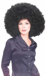 Black Oversize Afro / Clown Wig