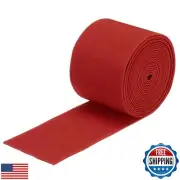 MECCANIXITY Elastic Bands for Sewing Double Side 2 inch 5 Yard Red Elastic Ba