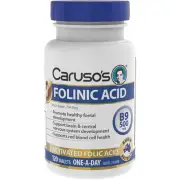 Caruso's Folinic Acid Vitamin B9 500mcg Tab X 120 (Expiry 10/2025)