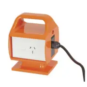 Power Adaptor Portable RCD Plug-15A Socket ORG to 10A Mains Plug Conversion