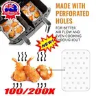 100/200pcs Air FryJC Liners Air Fryer Accessories for Ninja Foodi Dual Air Fryer