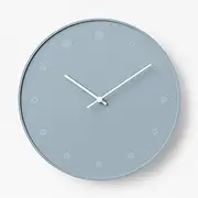 Remnos NL17-02 BL Lemnos Molecule Analog Wall Clock, Blue